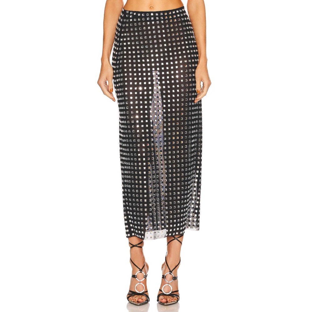 NBD Zenni Skirt in Black & Silver